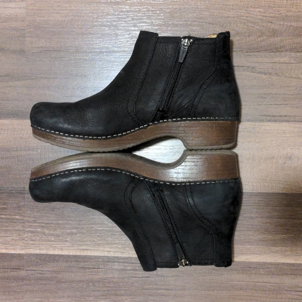 Dansko Barbara Boots Black Nubuck Size: 40